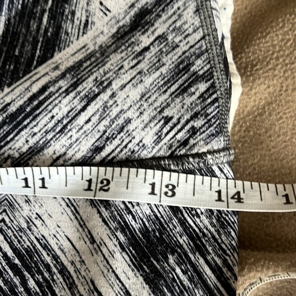 Lululemon Wunder Under Leggings Full-On Luon (Roll Down) Heat Wave White Black - Picture 6 of 11